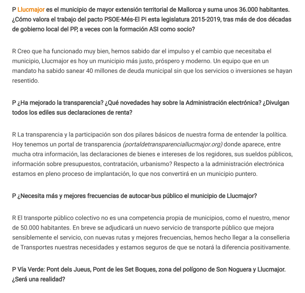 Entrevista Miquel Serra 26_01_2019 Diario de Mallorca. 2