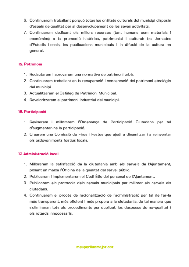 Programa de MÉS per Llucmajor eleccions municipals 2019_6